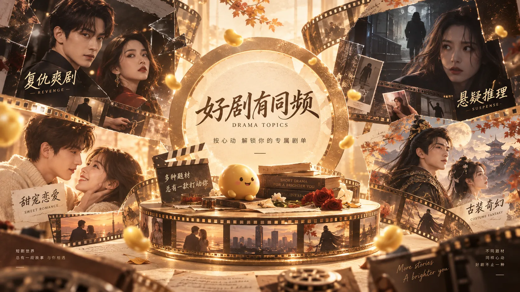 数字创作与剧本构思的主题画面